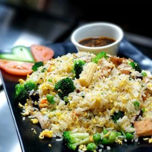 F4. Vegetarian Fried Rice