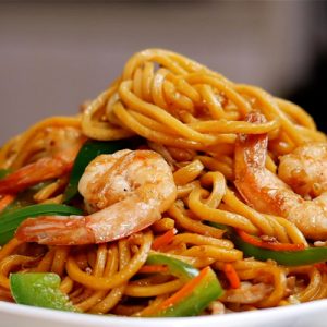 LM3. Shrimp Lo Mein
