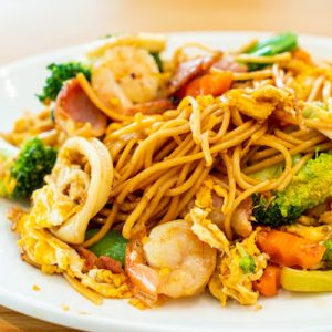 LM4. Seafood Lo Mein