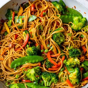 LM5. Vegetarian Lo Mein